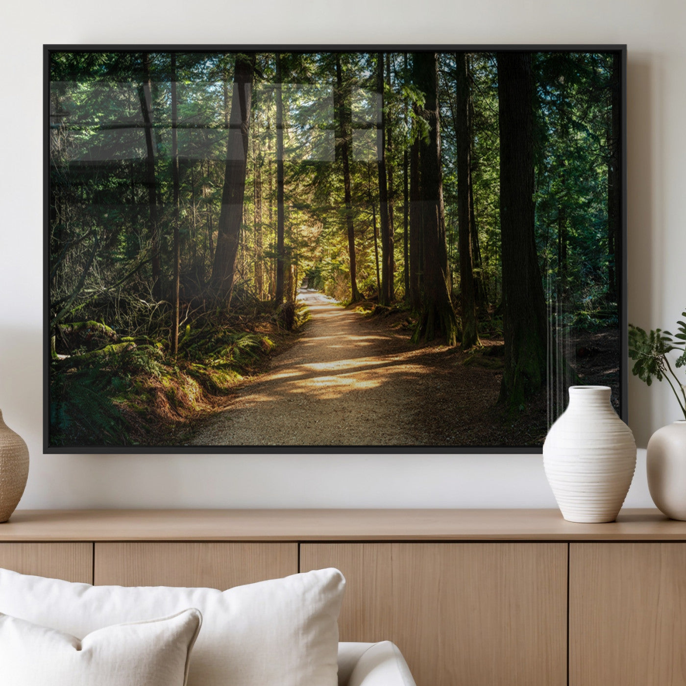 MGV-FP-60X30-3P - Natural Landscape Wall Art Relaxing Forest Canvas Print
