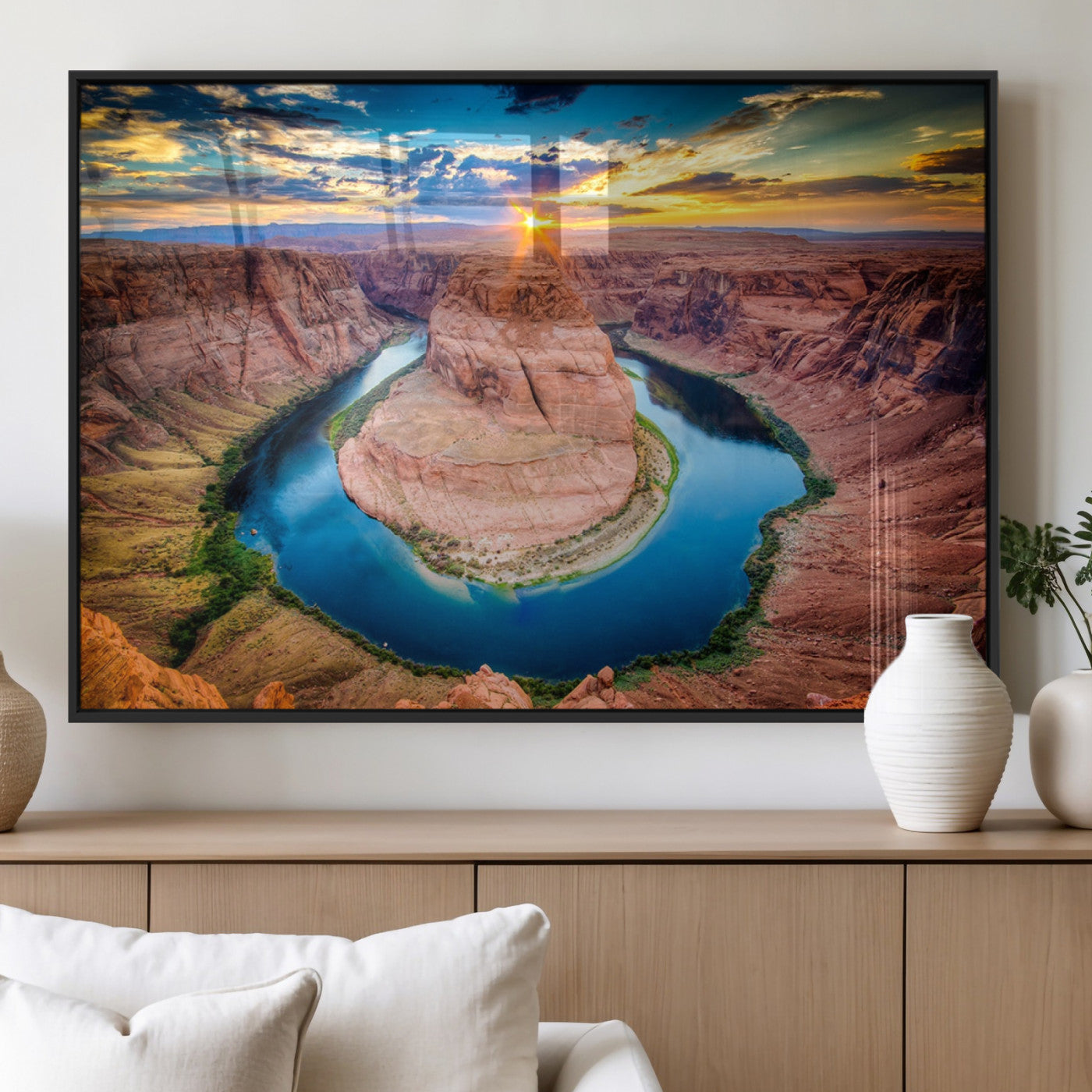 80407-MGV-FP-60X30-3P_Black-Grand Canyon Wall Art Canvas Print