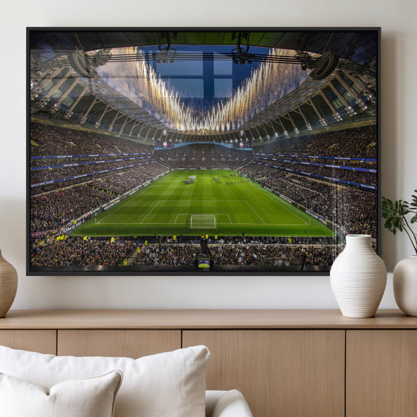 MGV-FP-60X30-3P - Tottenham Hotspur Football Team Print - London Tottenham Hotspur Stadium Wall Art Canvas Print