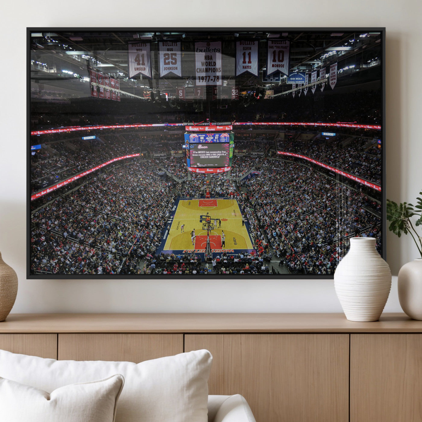 MGV-FP-36X24-3P - Capital One Arena Stadium Wall Art | Canvas Print | Ready to Hang | Washington D.C. Sports Decor