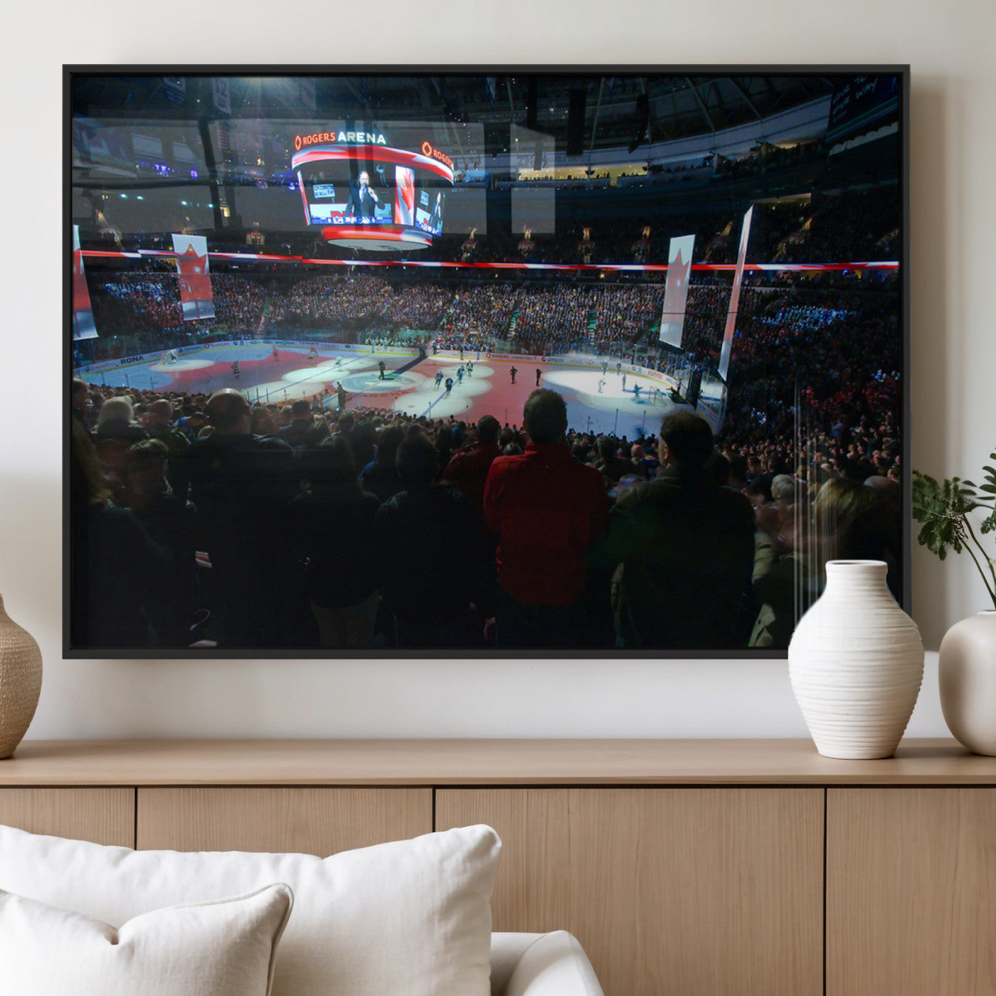 MGV-FP-60X30-3P - Rogers Arena Vancouver Canucks Ice Hockey Stadium Wall Art, Vancouver Canucks Ice Hockey Print