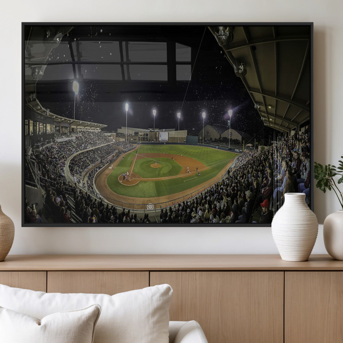 MGV-FP-36X24-3P - Olsen Field at Blue Bell Park - Texas A&M Aggies Baseball Stadium Wall Art Canvas Print