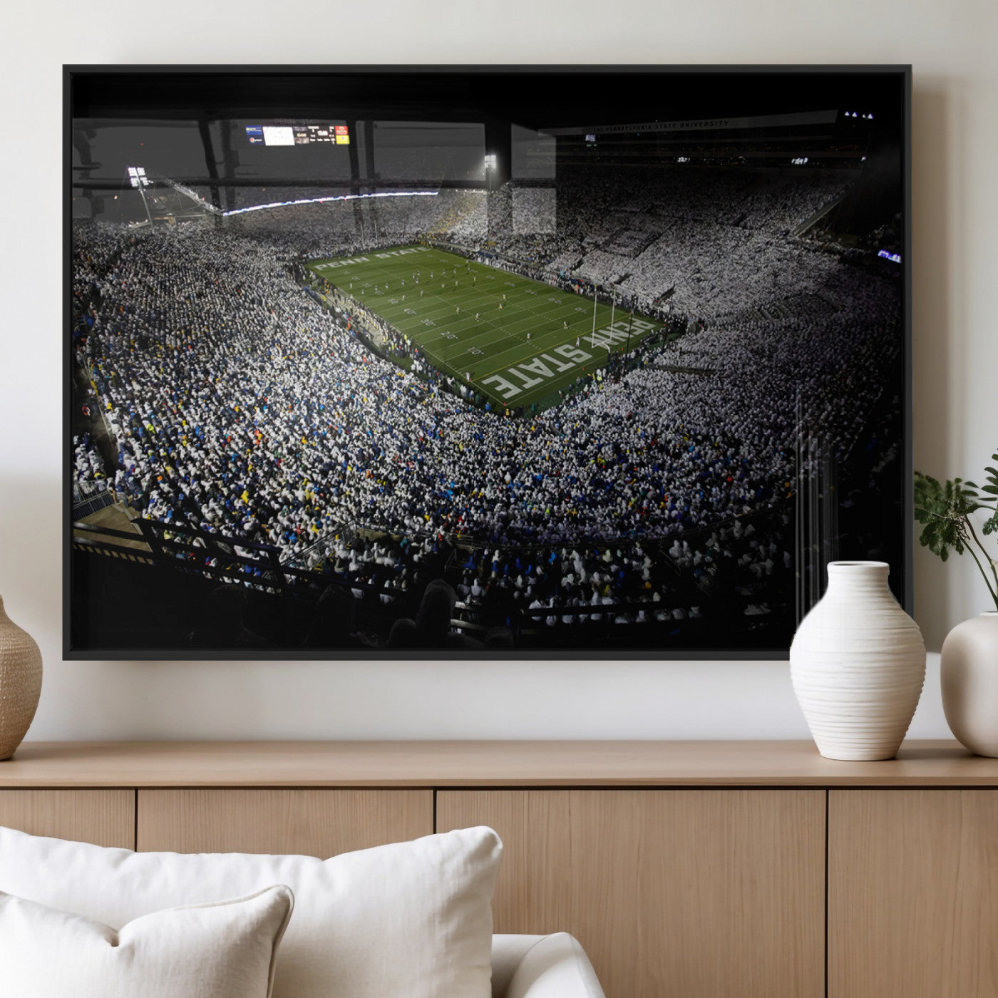 MGV-FP-36X24-3P - Penn State Football Stadium Wall Art - Beaver Stadium Canvas Print