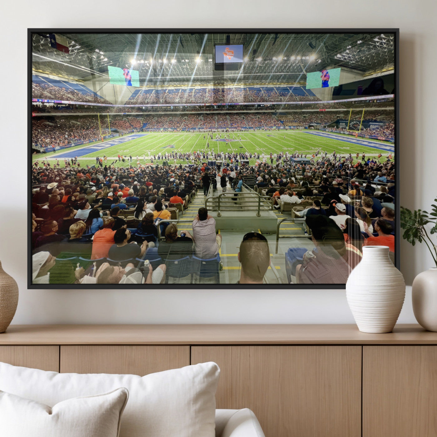 MGV-FP-60X30-3P - The University of Texas at San Antonio Roadrunners Football Team Print - San Antonio Alamodome Wall