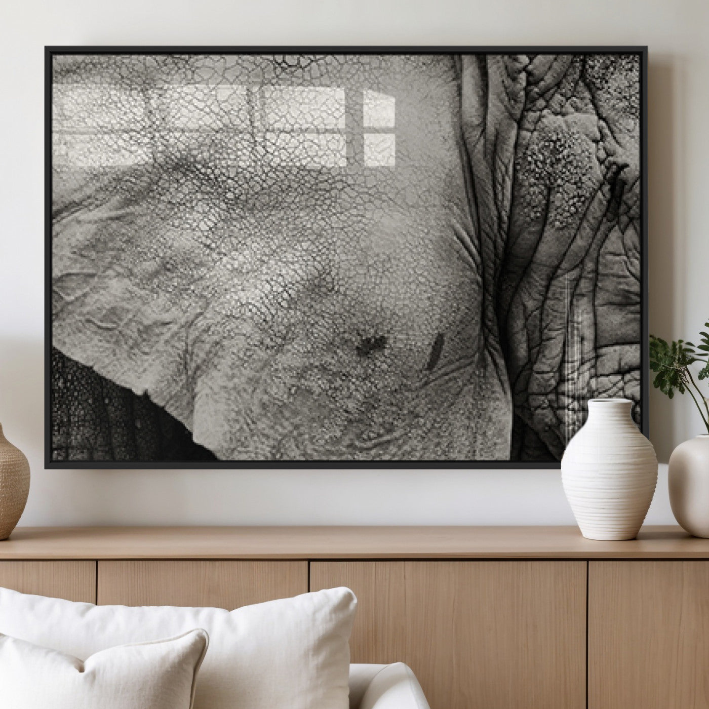 MGV-FP-60X30-3P - Elephant Wall Art Canvas Print