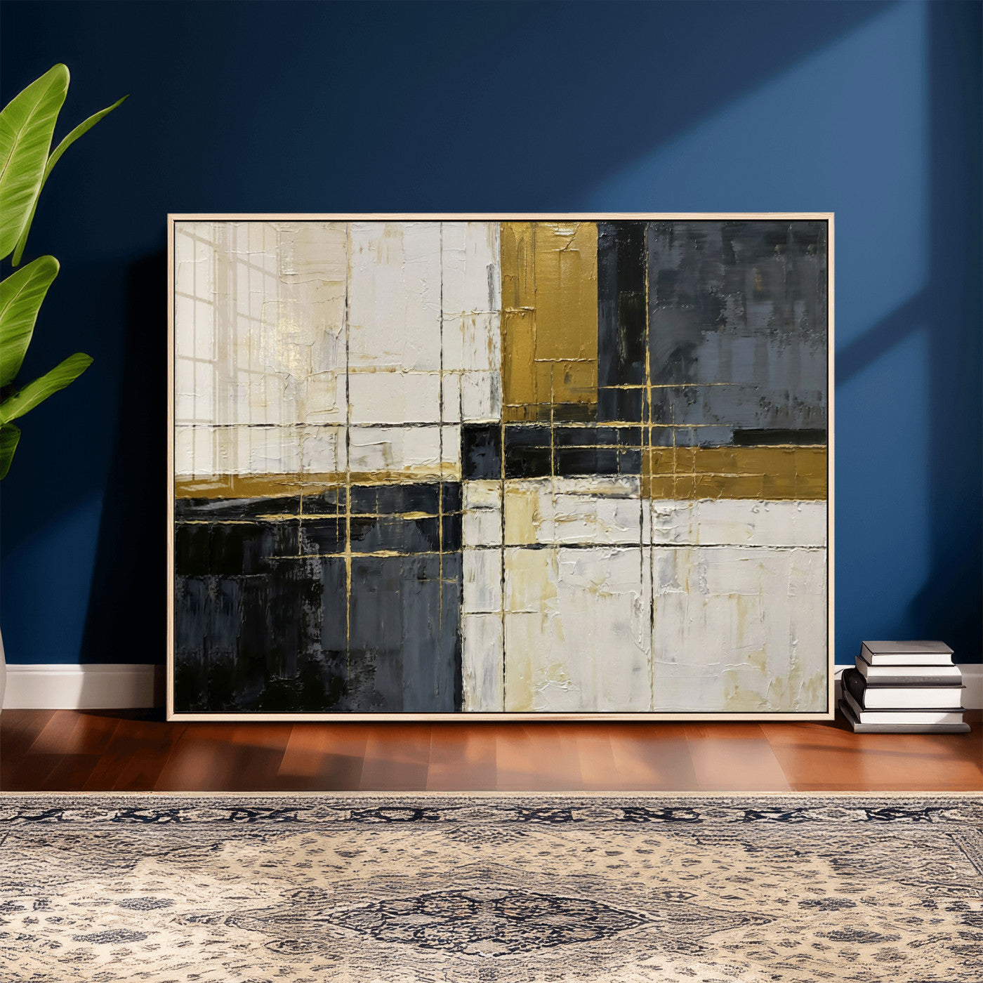 86412570-MGV-CV-36X24 - Geometric Abstract Wall Art Canvas Print