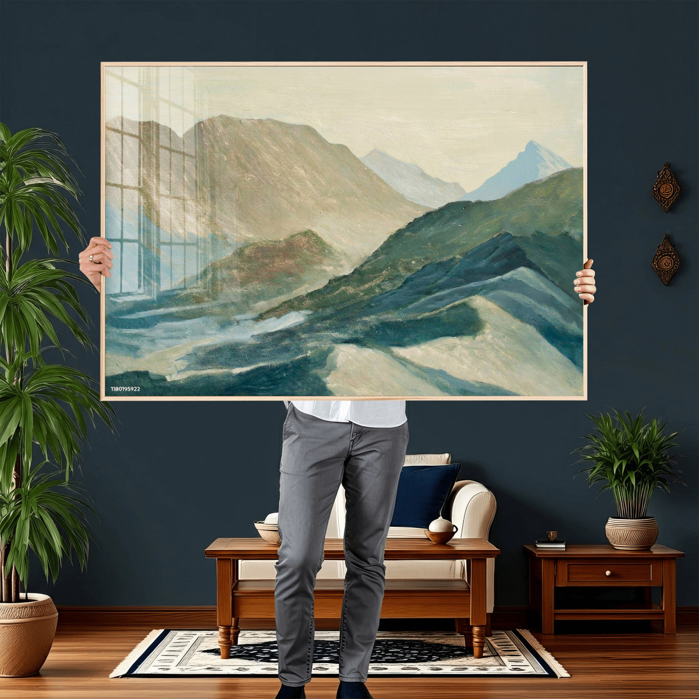 33629523-MGV-CV-36X24 - Shemelina Mountain Landscape, Mountains at Dawn Wall Art Canvas Print