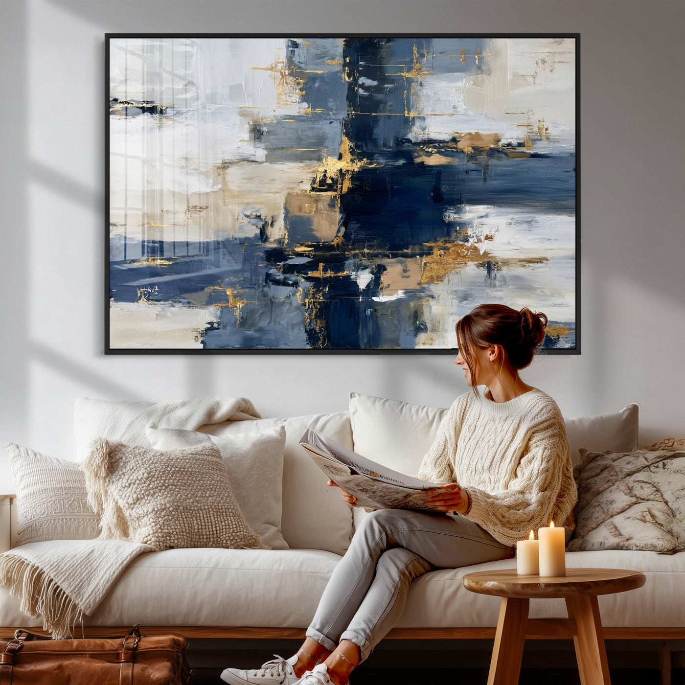 57128767-MGV-CV-36X24 - Abstract Wall Art Canvas Print