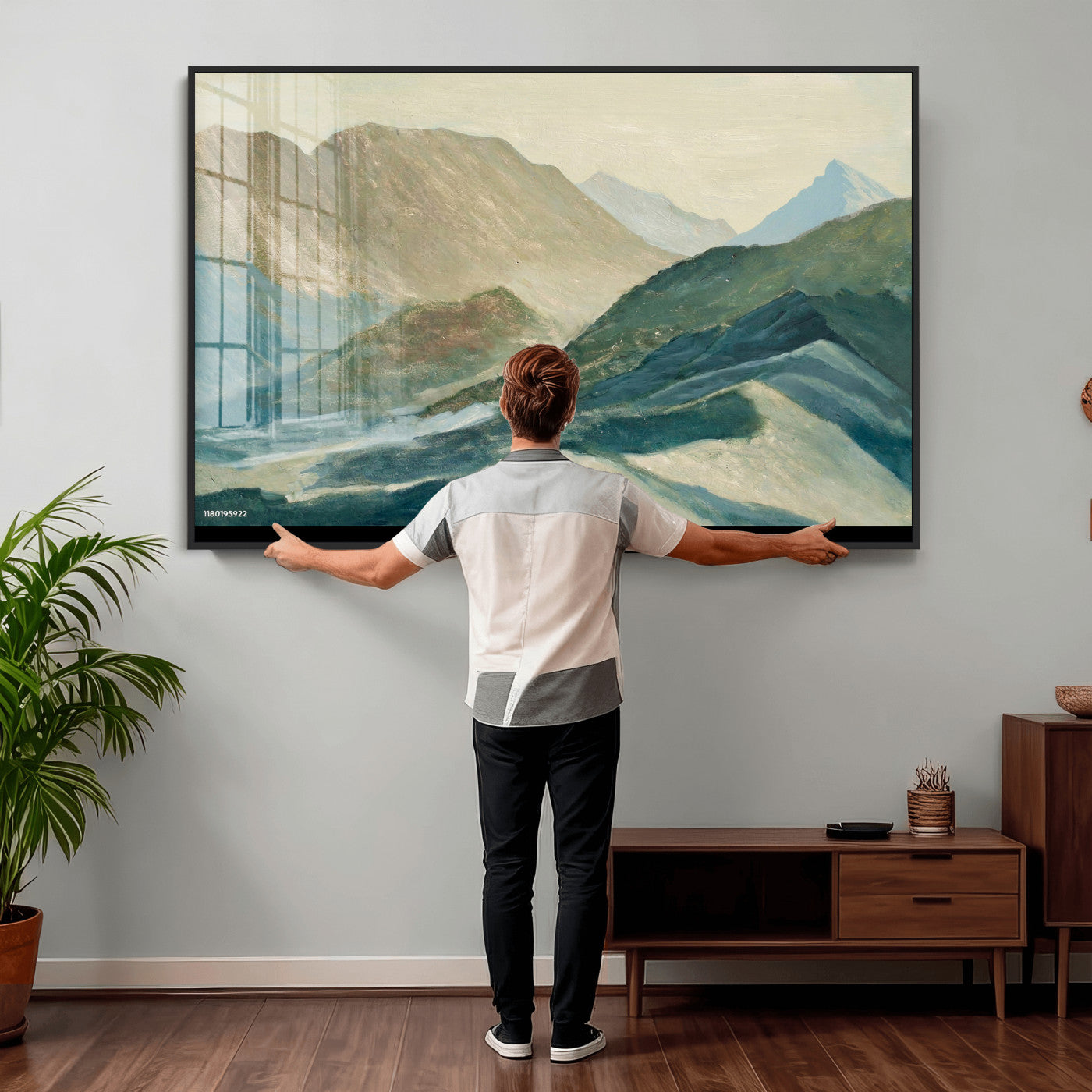 33629523-MGV-CV-36X24 - Shemelina Mountain Landscape, Mountains at Dawn Wall Art Canvas Print