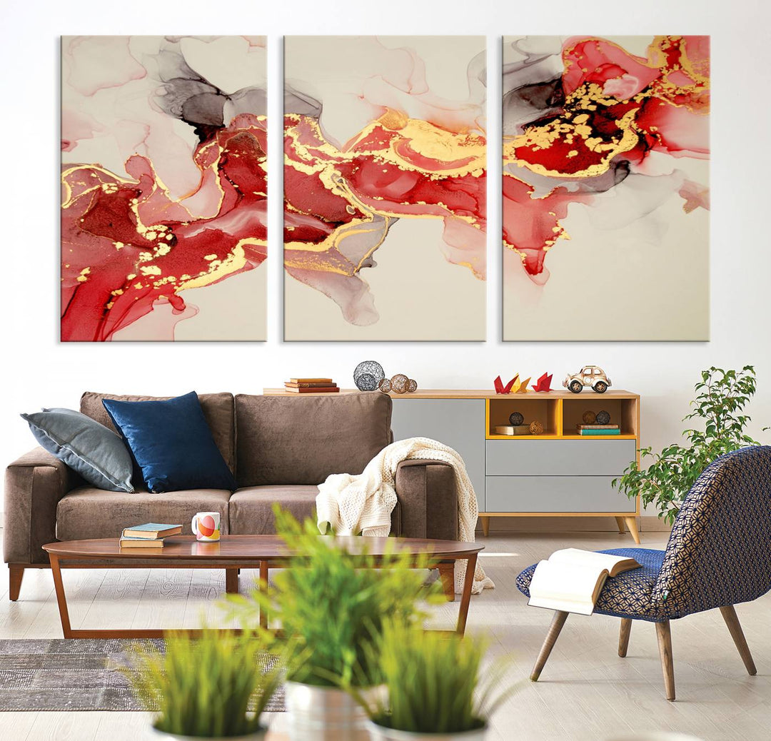 Abstract Work of Art Walls Contemporary Painting Abstract Canvas Wall Art