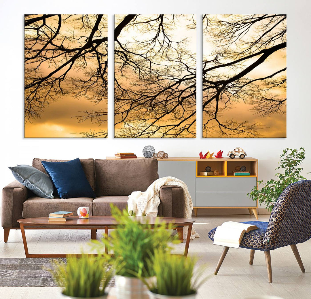 Tree Branch Wall Art Canvas Print