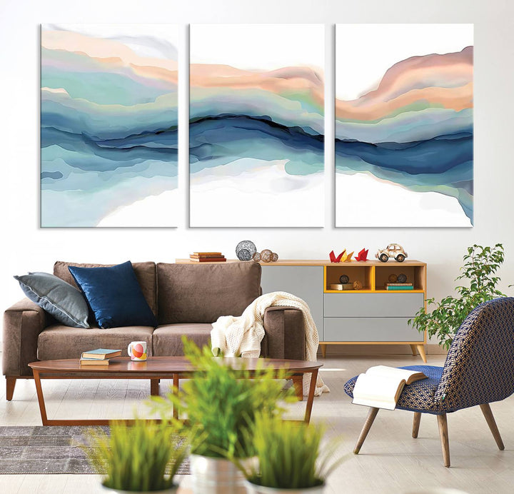 Canvas Print Wall Art Set Abstract Illustrs Art Wall