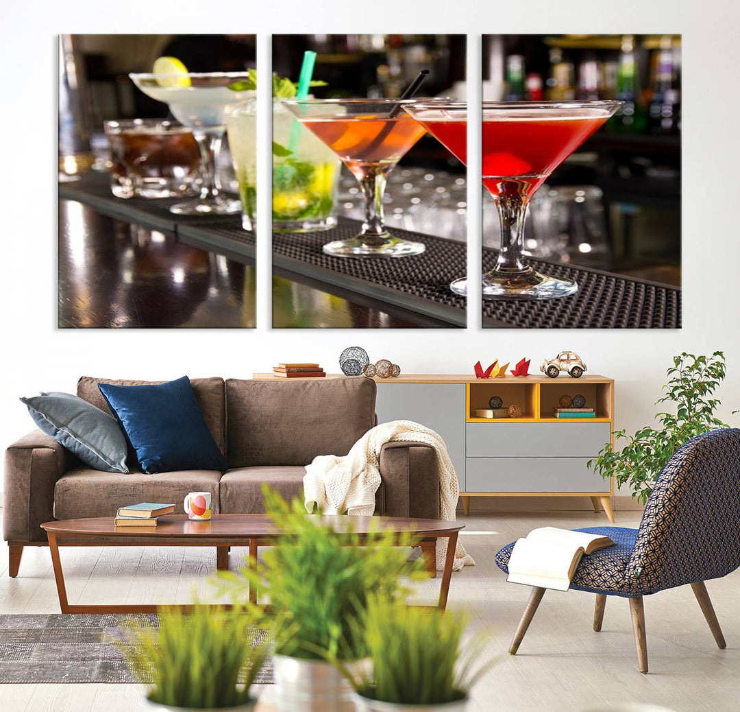 Cocktails Canvas Print