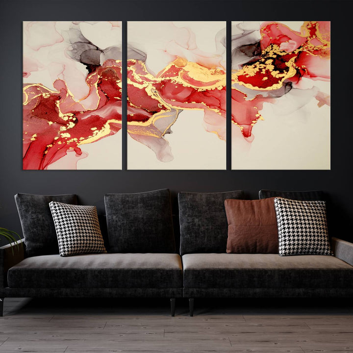 Abstract Work of Art Walls Contemporary Painting Abstract Canvas Wall Art