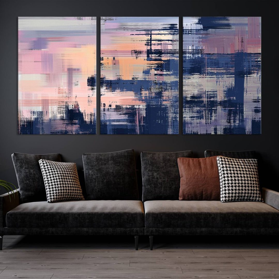 Abstract Painting Wall Art Canvas Print Split Canvas Art