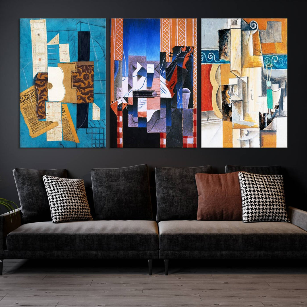 Relaxing Contemporary Abstract Art Canvas Wall Art Print Art