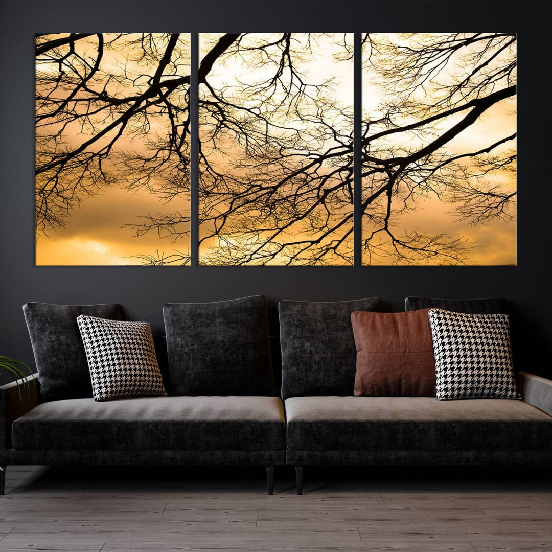 Tree Branch Wall Art Canvas Print