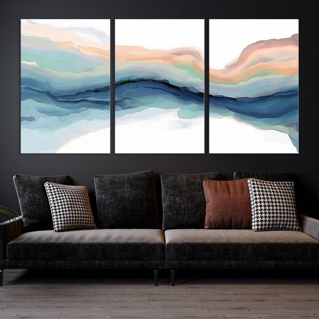 Canvas Print Wall Art Set Abstract Illustrs Art Wall