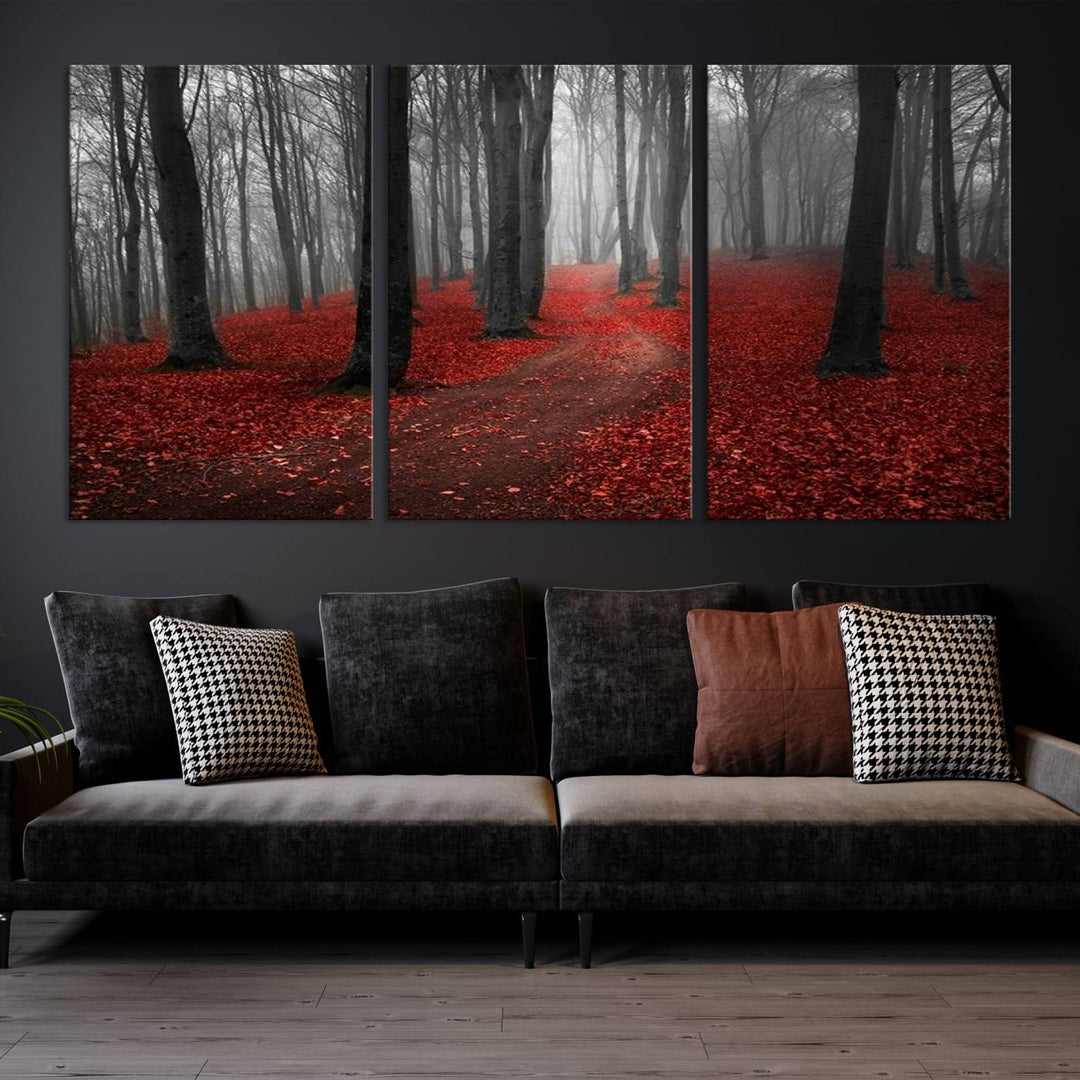 Wonderful Forest with Autumn Forest Artwork