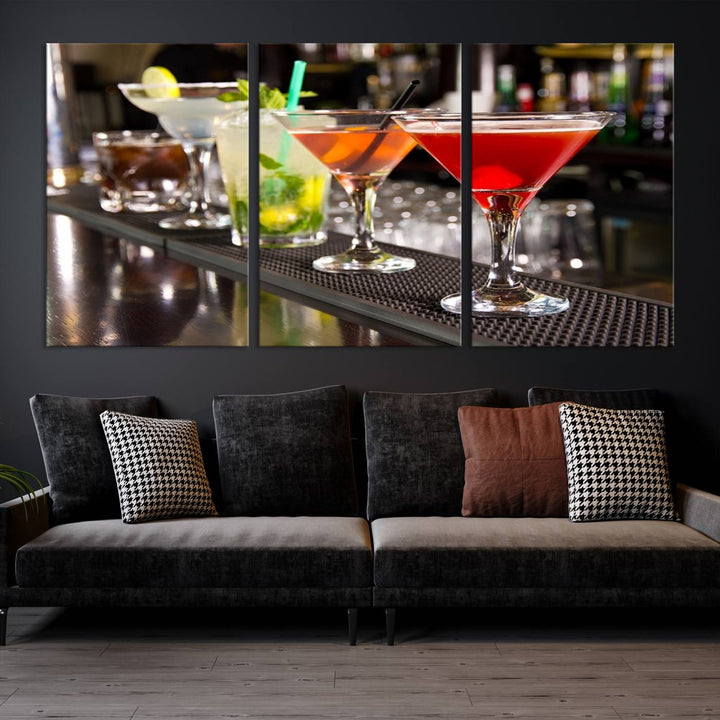 Cocktails Canvas Print