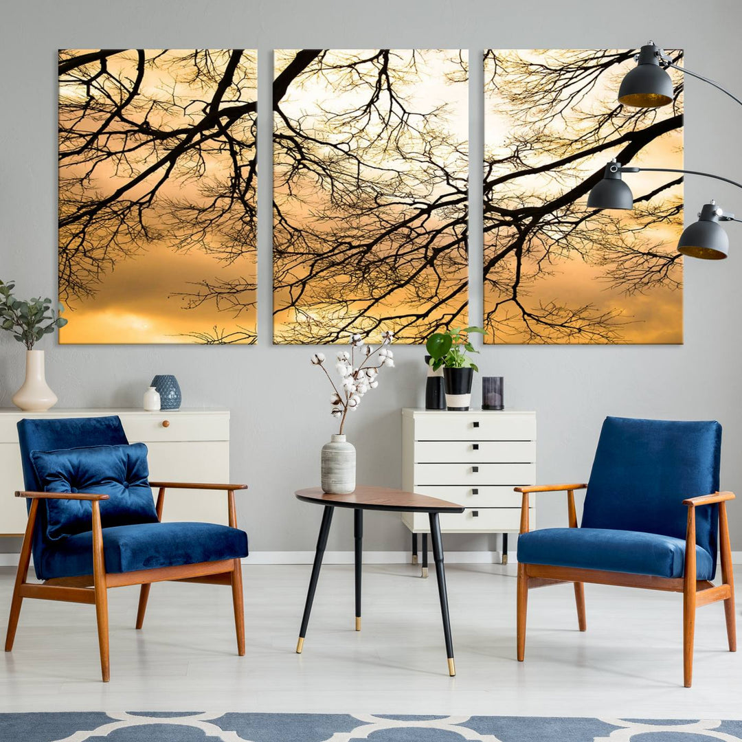 Tree Branch Wall Art Canvas Print