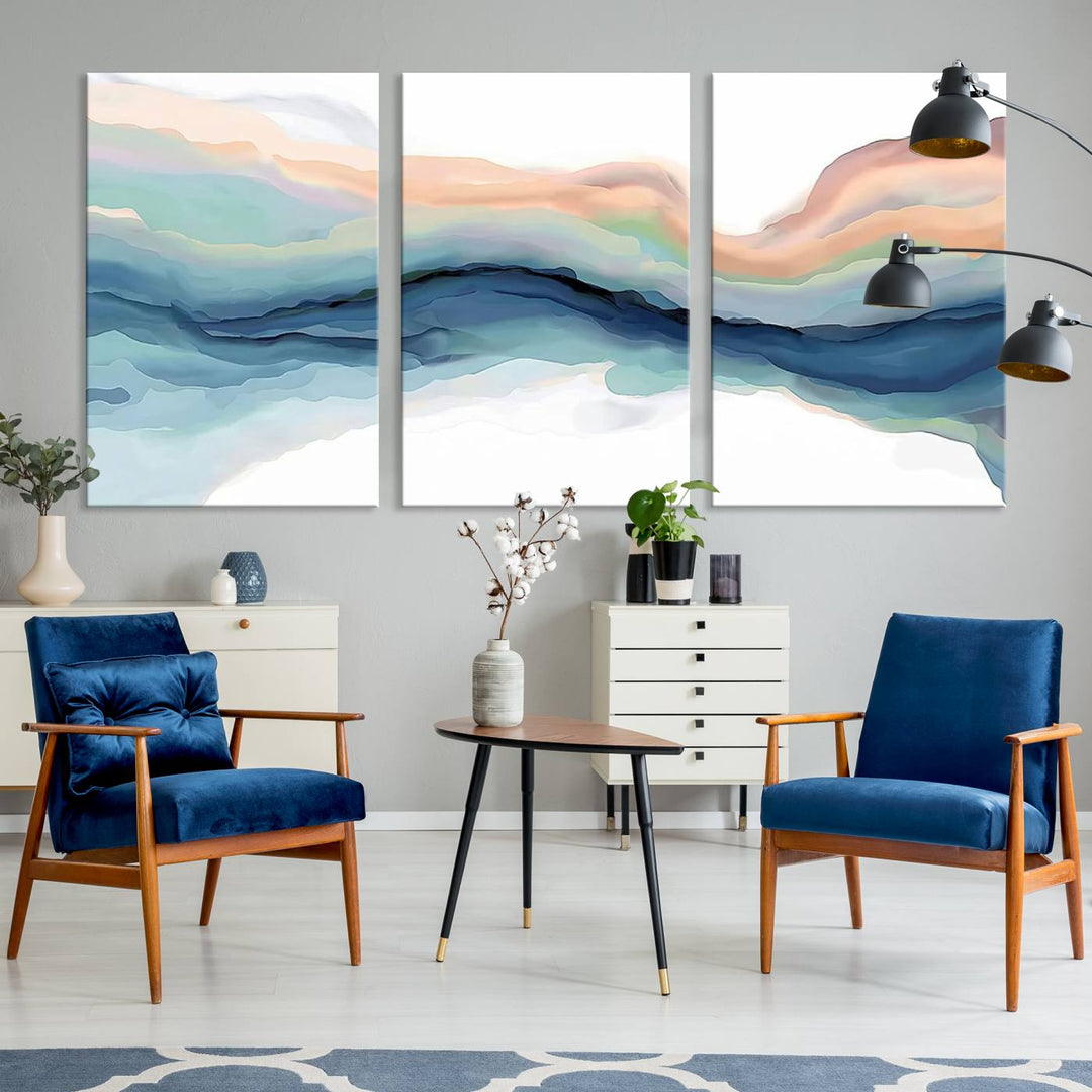 Canvas Print Wall Art Set Abstract Illustrs Art Wall