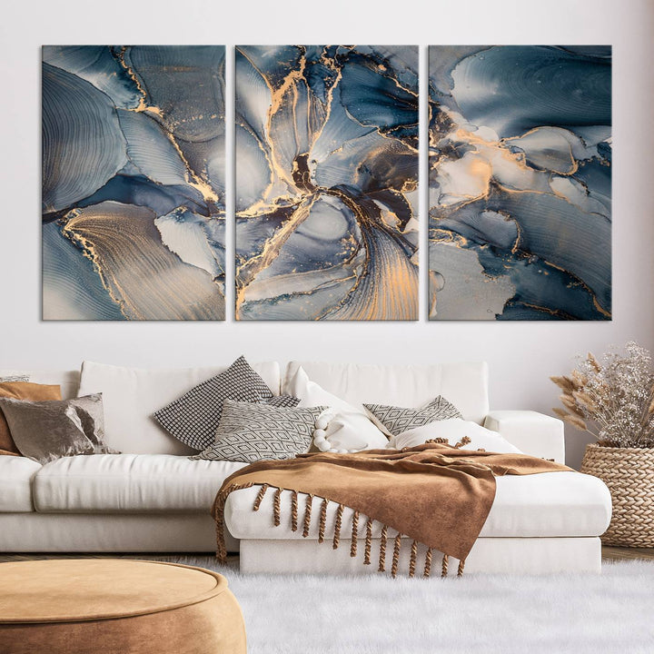 Abstract Wall Art Canvas Print for Modern Home Decor