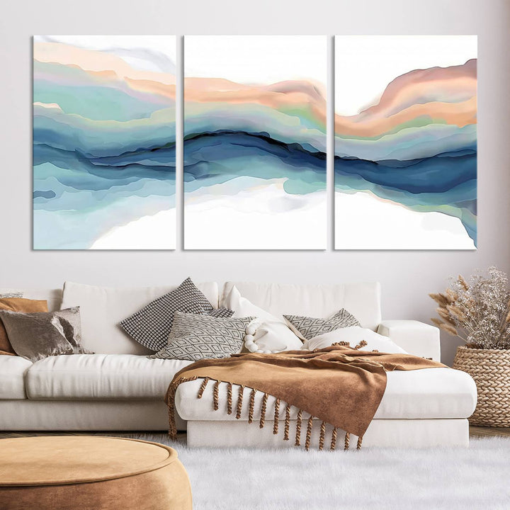 Canvas Print Wall Art Set Abstract Illustrs Art Wall