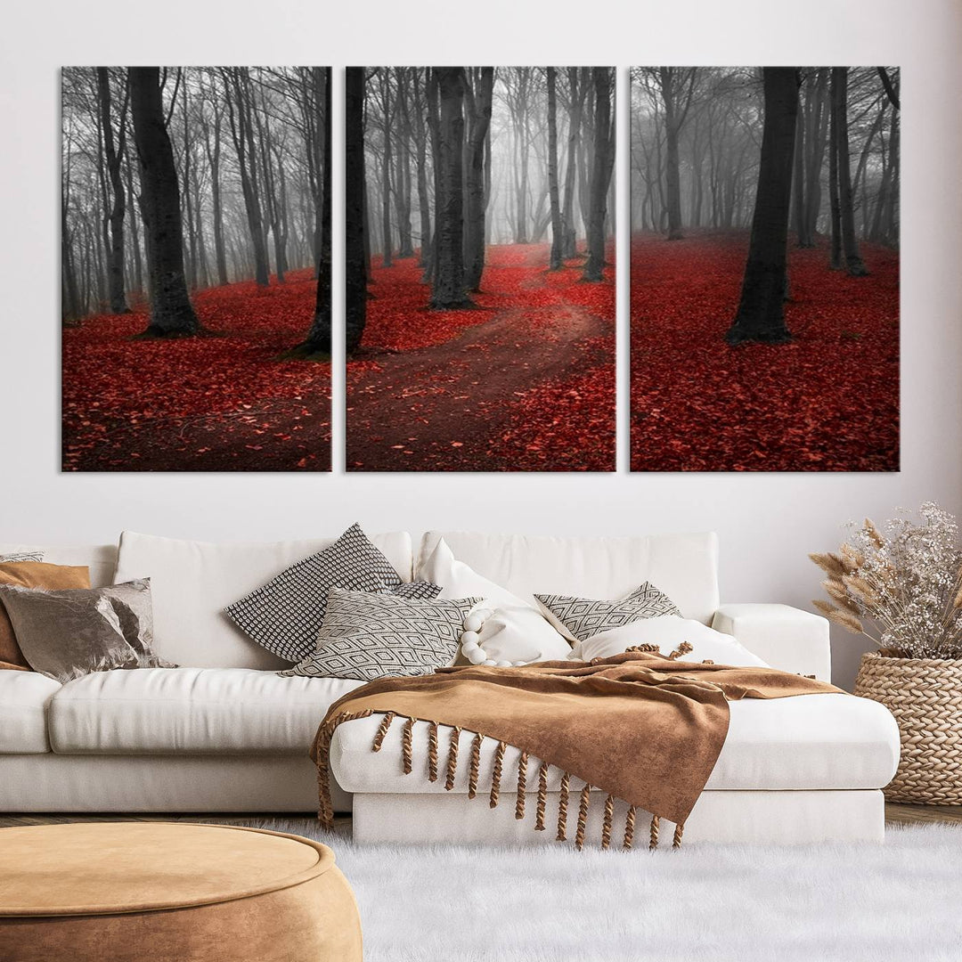 Wonderful Forest with Autumn Forest Artwork