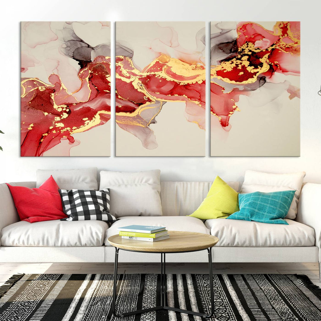 Abstract Work of Art Walls Contemporary Painting Abstract Canvas Wall Art