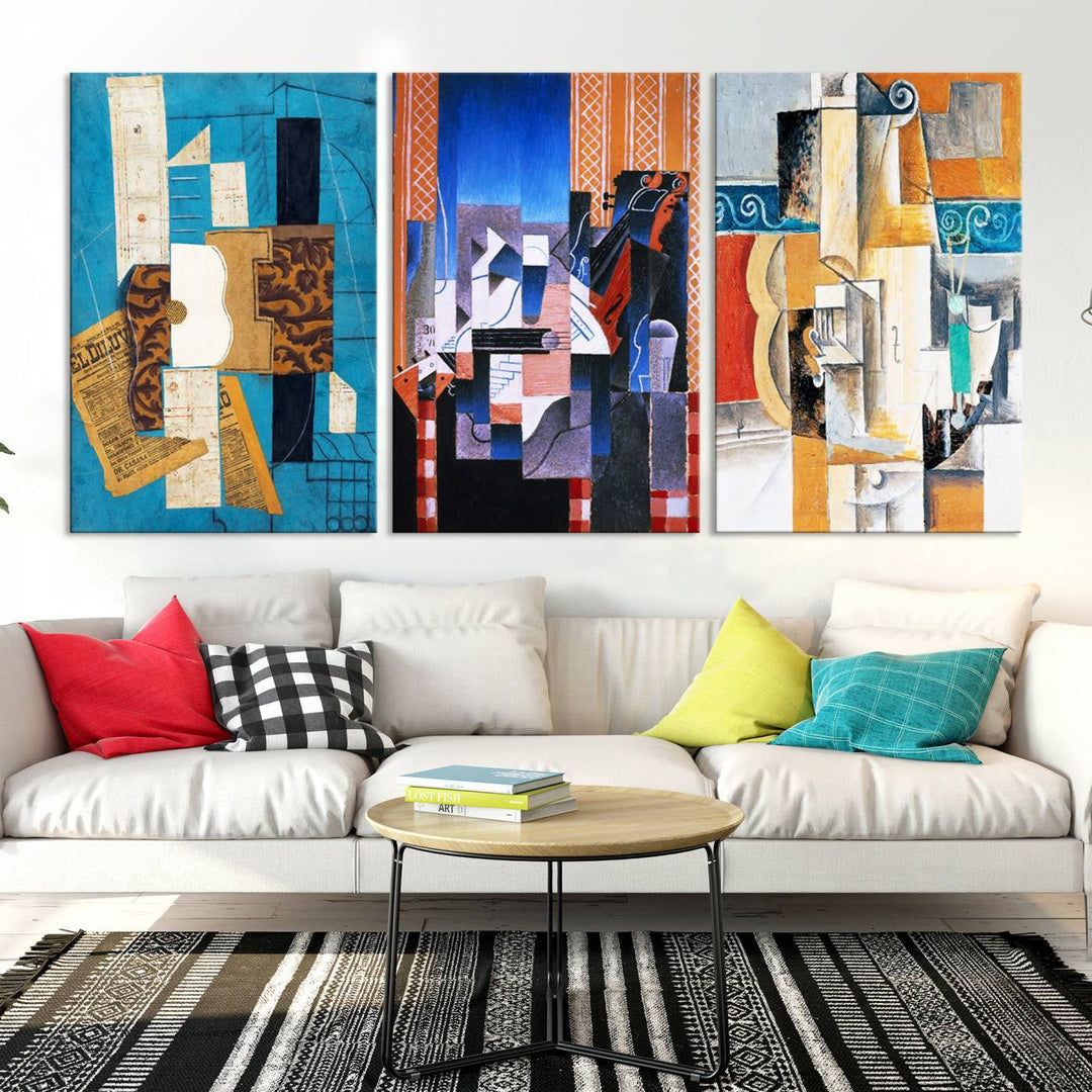 Relaxing Contemporary Abstract Art Canvas Wall Art Print Art