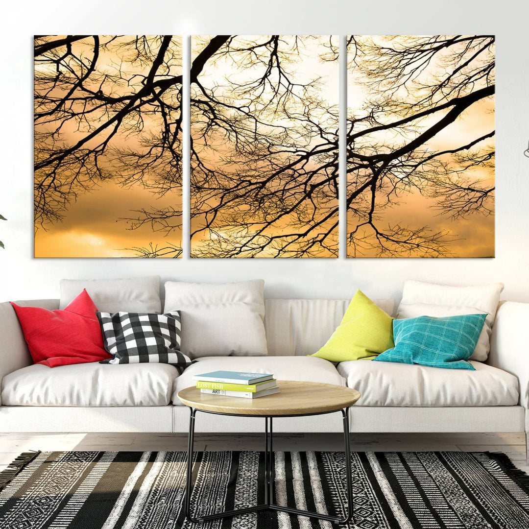 Tree Branch Wall Art Canvas Print