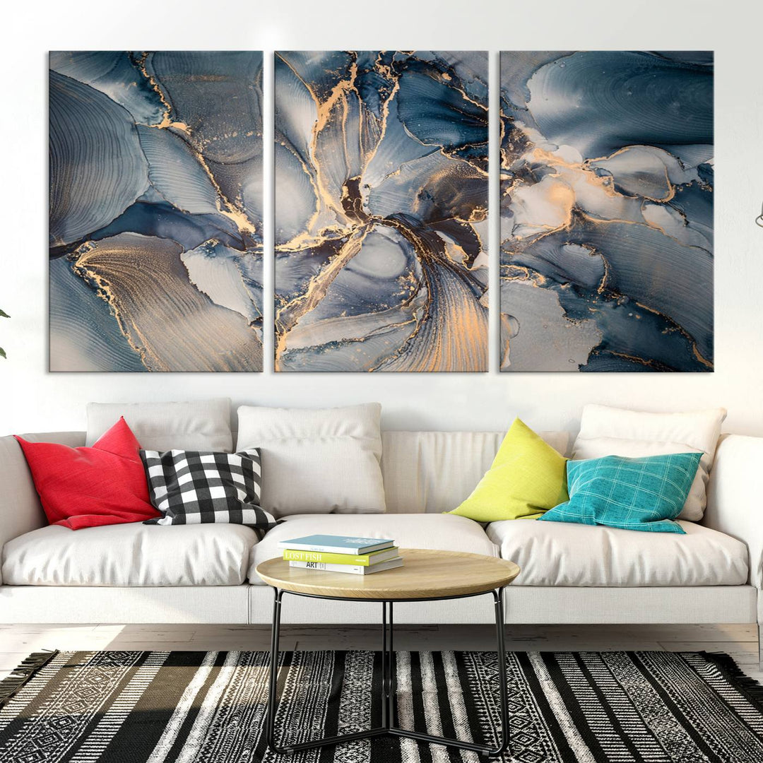 Abstract Wall Art Canvas Print for Modern Home Decor