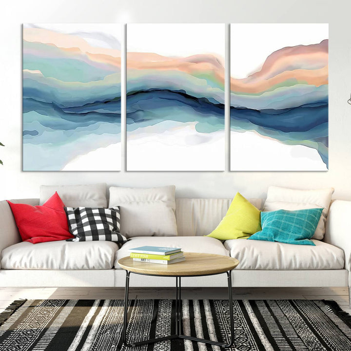 Canvas Print Wall Art Set Abstract Illustrs Art Wall