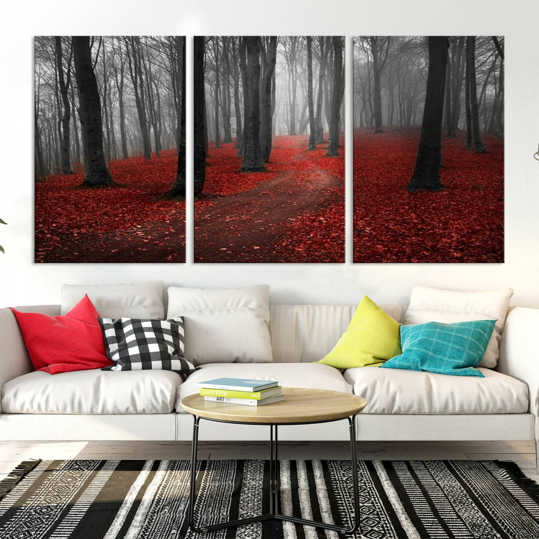 Wonderful Forest with Autumn Forest Artwork