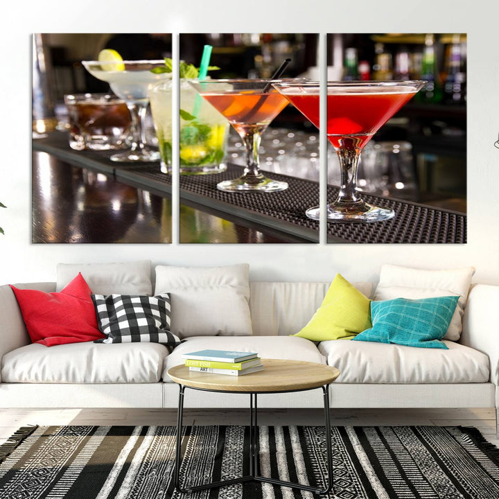 Cocktails Canvas Print