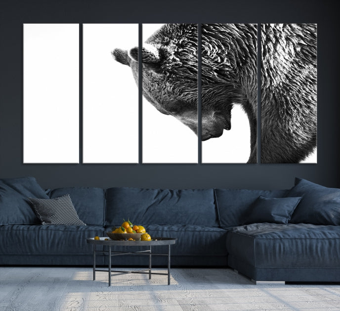 Wall Art Wild Bears Canvas Print