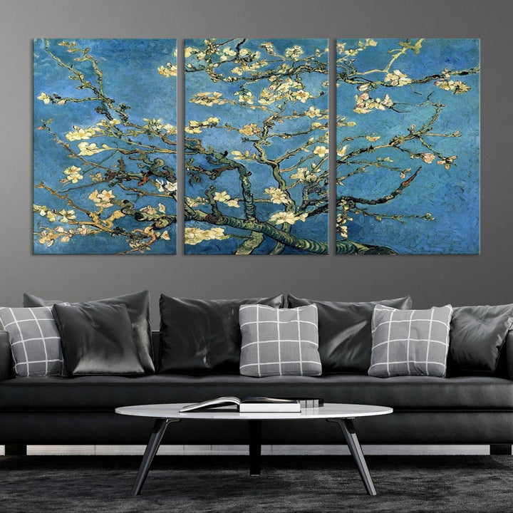 Art mural Fleur d'amandier par Van Gogh Impression sur toile