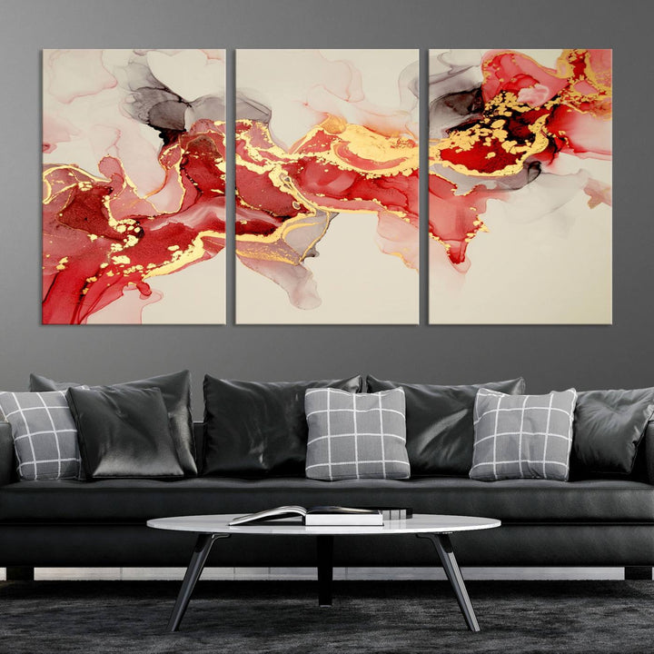 Abstract Work of Art Walls Contemporary Painting Abstract Canvas Wall Art