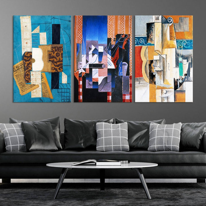 Relaxing Contemporary Abstract Art Canvas Wall Art Print Art