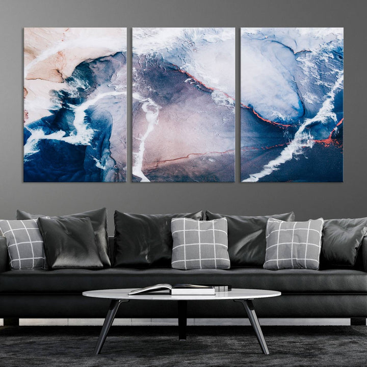 Large Modern Abstract Canvas Wall Art Print