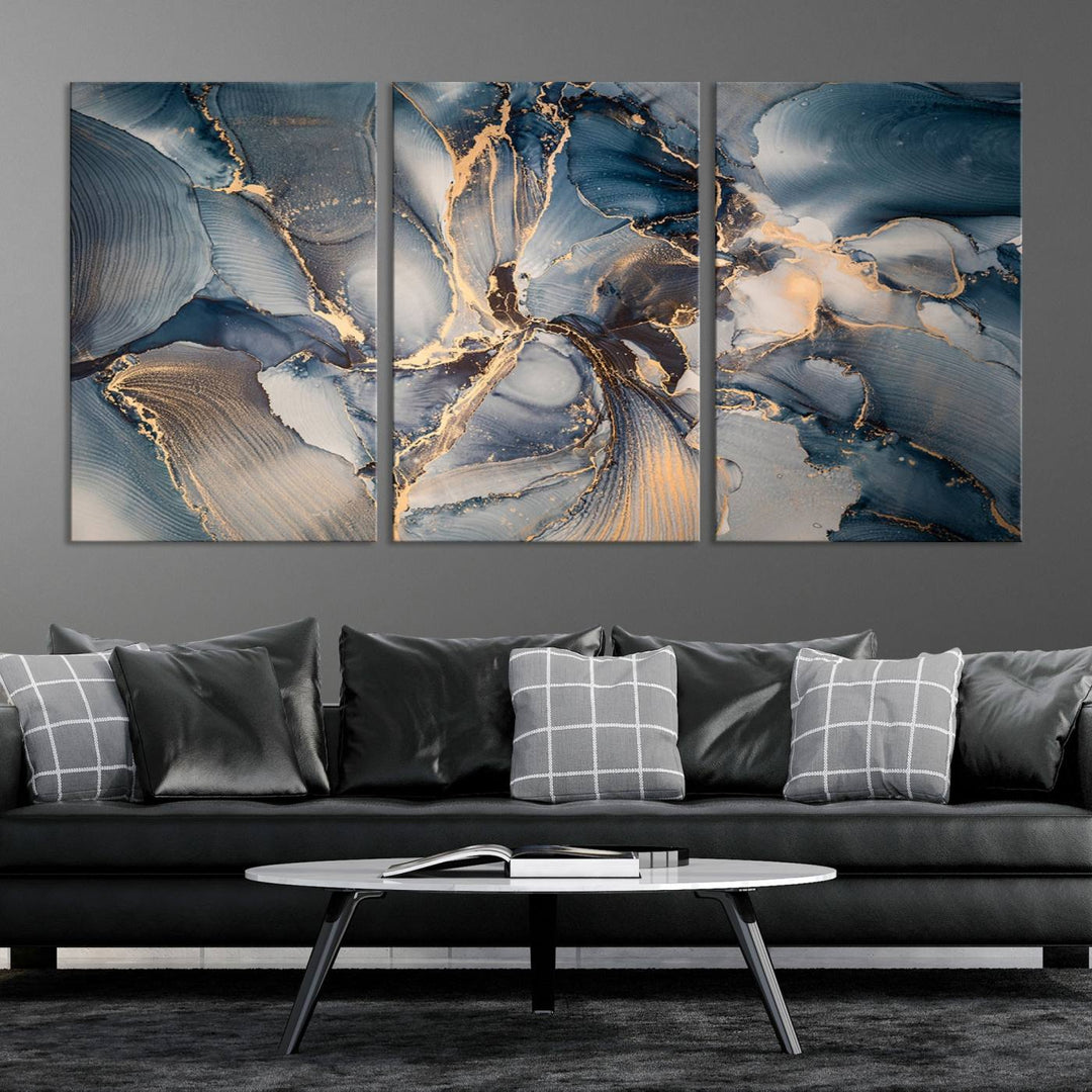 Abstract Wall Art Canvas Print for Modern Home Decor