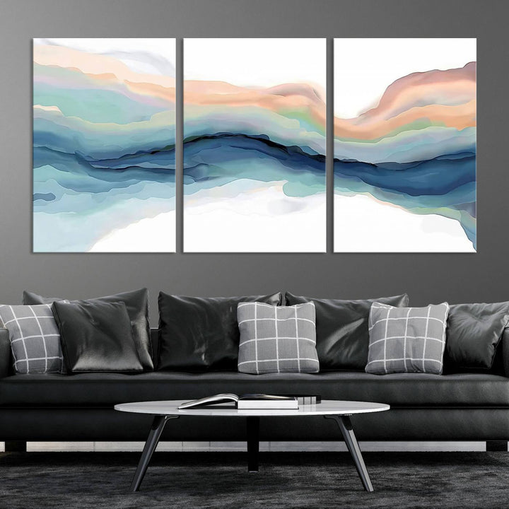 Canvas Print Wall Art Set Abstract Illustrs Art Wall