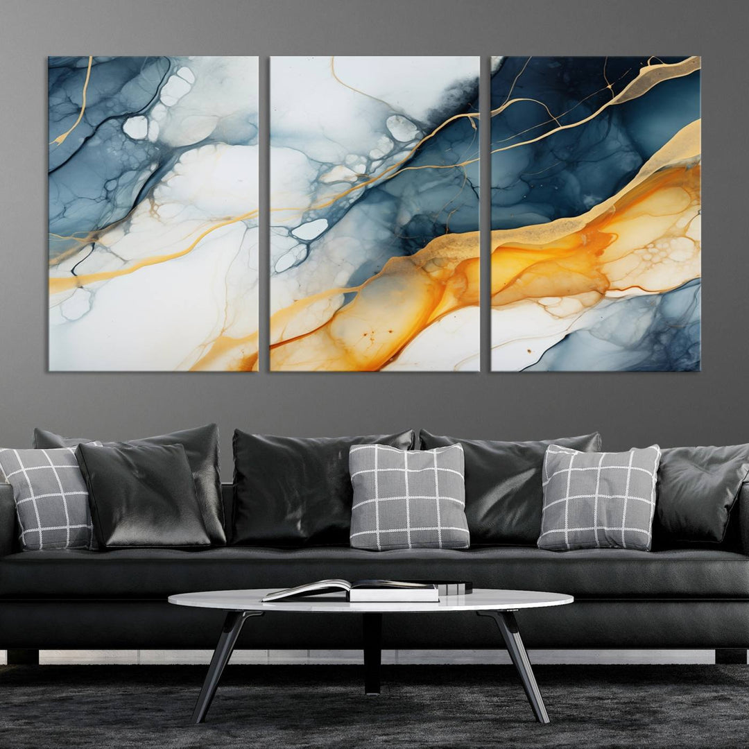 Fluid Wall Art Abstract Canvas Print