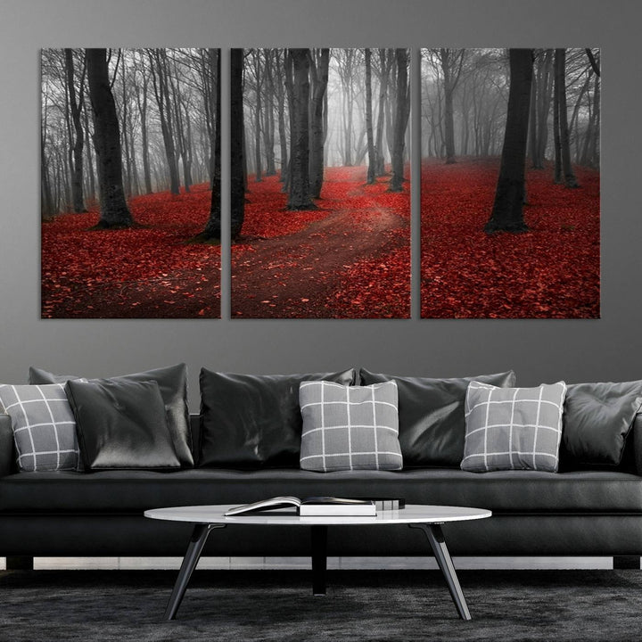 Wonderful Forest with Autumn Forest Artwork