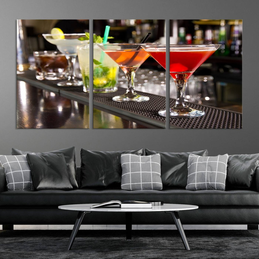 Cocktails Canvas Print