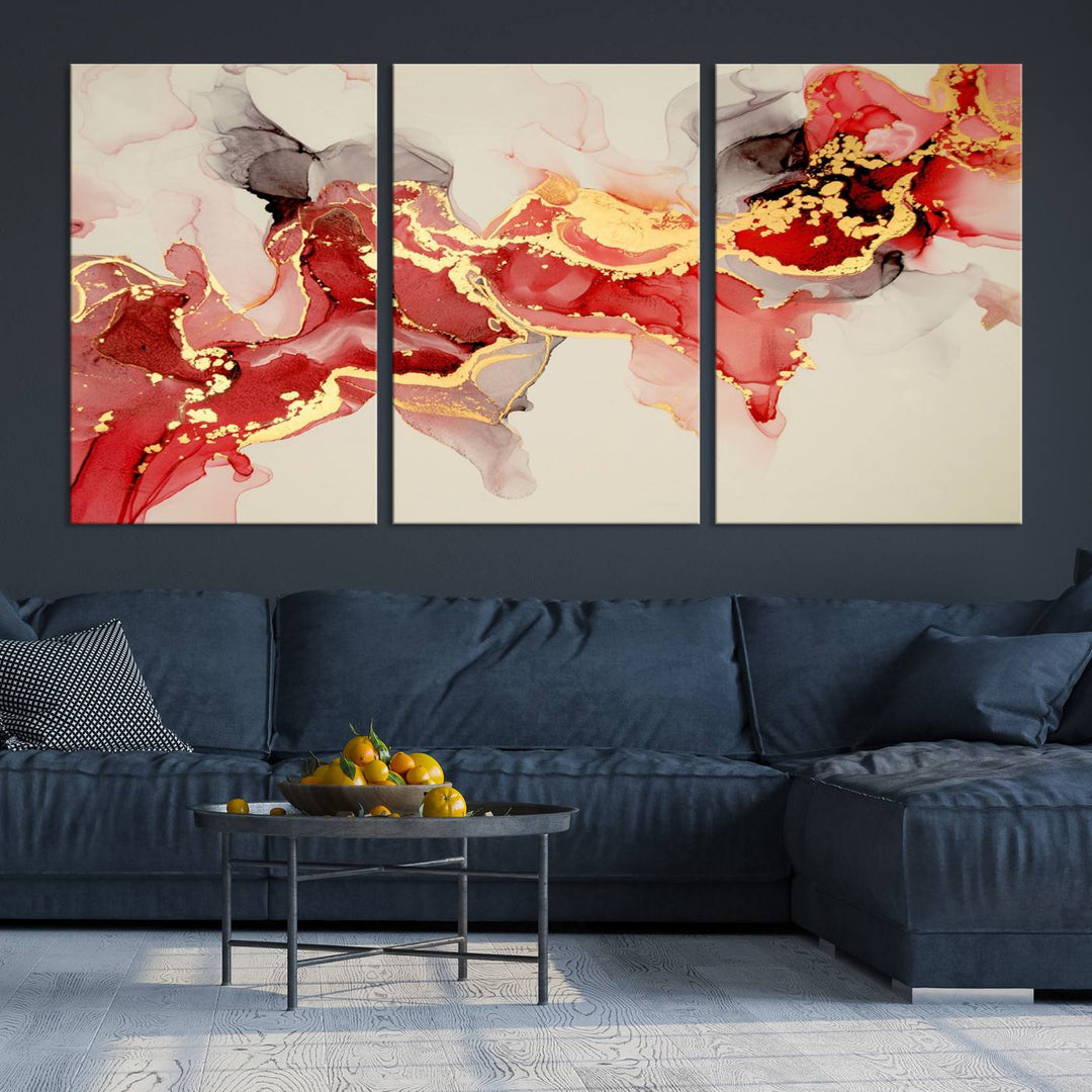 Abstract Work of Art Walls Contemporary Painting Abstract Canvas Wall Art