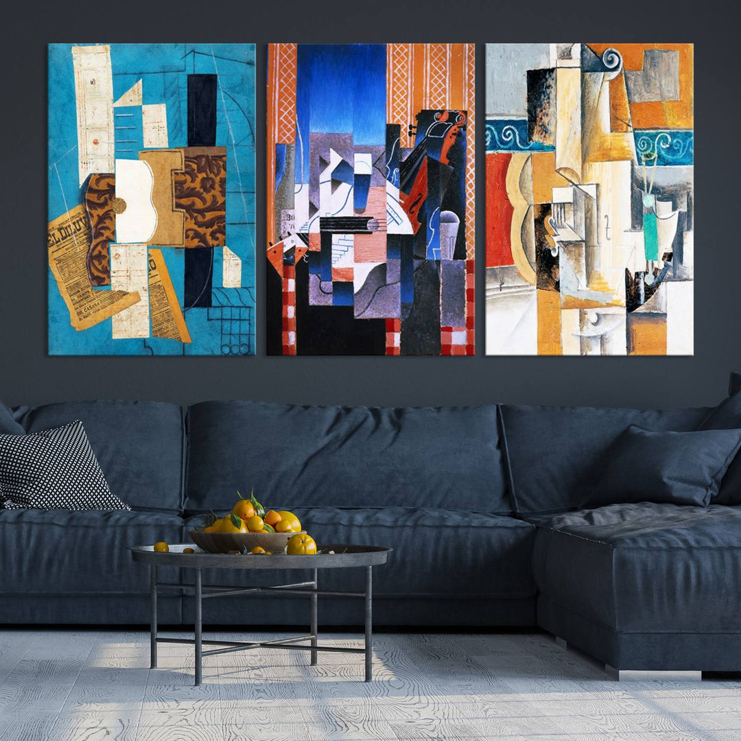 Relaxing Contemporary Abstract Art Canvas Wall Art Print Art