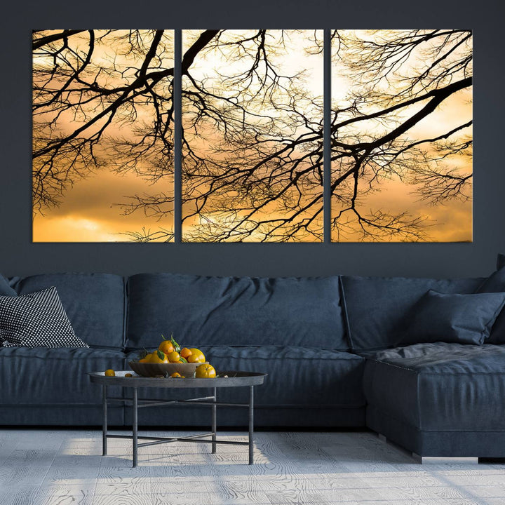 Tree Branch Wall Art Canvas Print