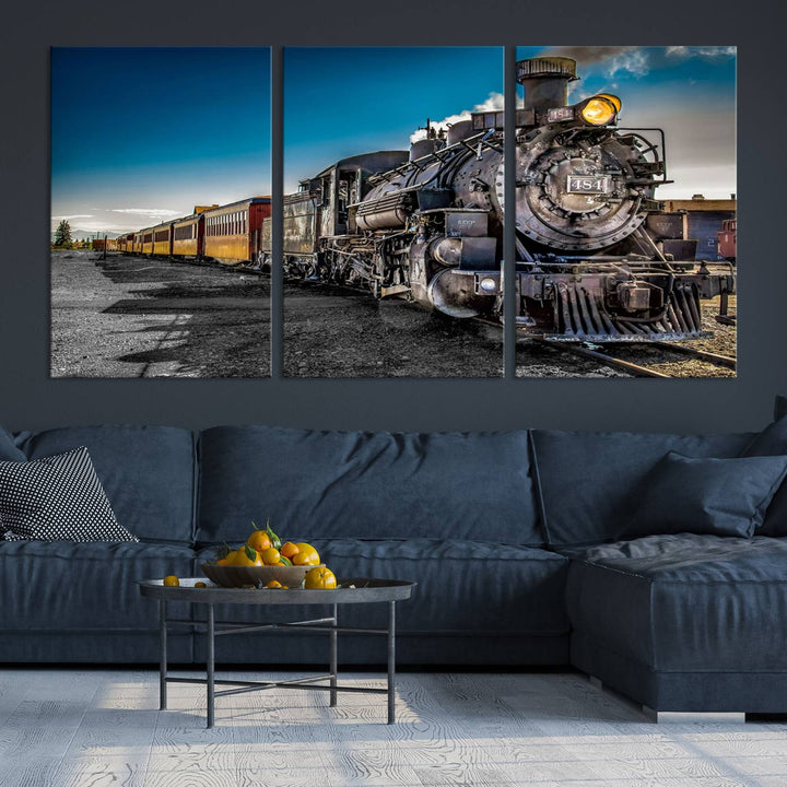 Train Wall Art Canvas Print